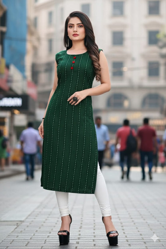 Mahi Creation New Women's Cotton A-Line Kurti