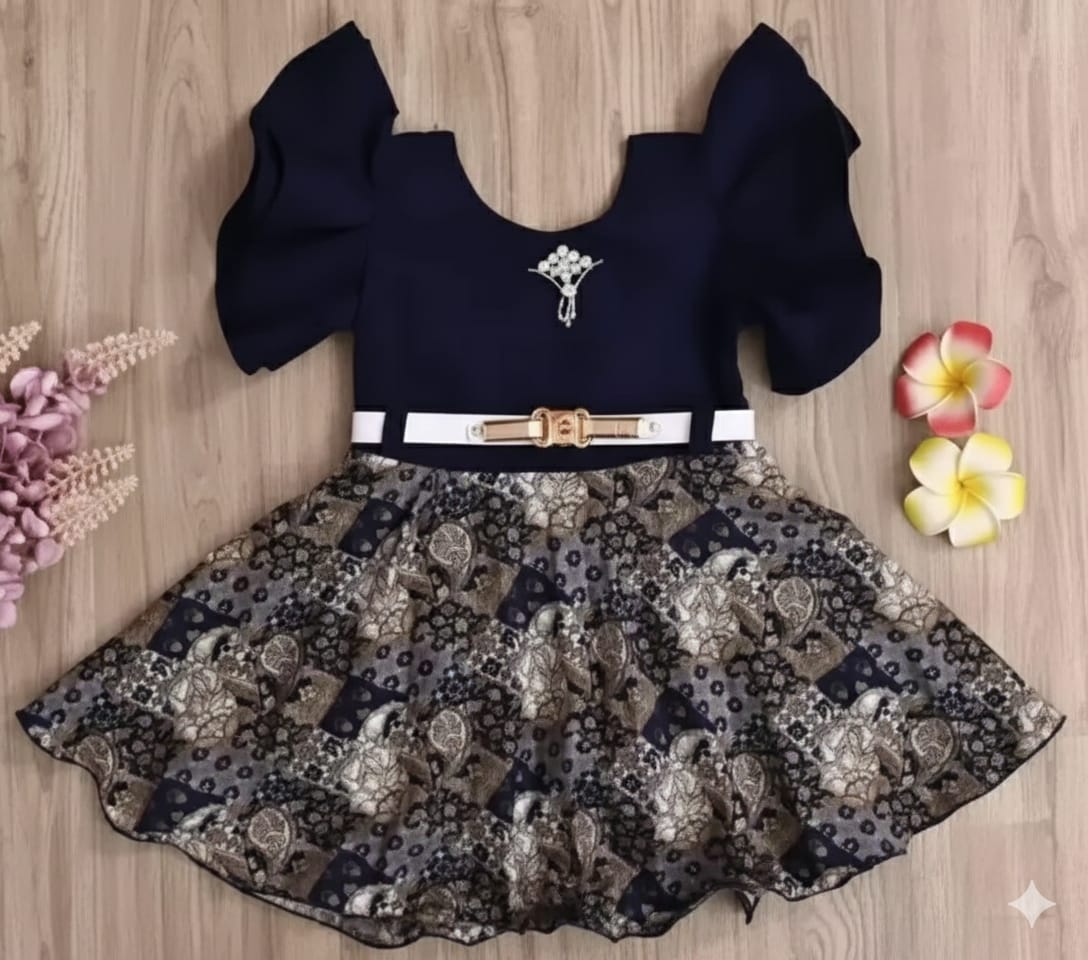 Black Frock Dress For Baby Girl's