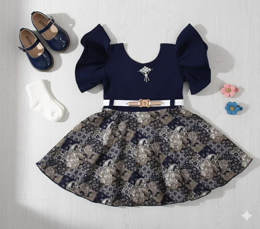 Black Frock Dress For Baby Girl's