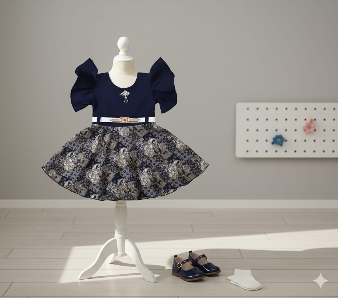 Black Frock Dress For Baby Girl's