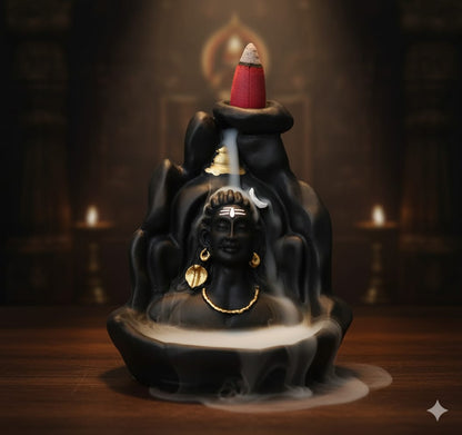 🕉 Shiv–Ganesha Ji Combo Smoke Fountain Showpiece