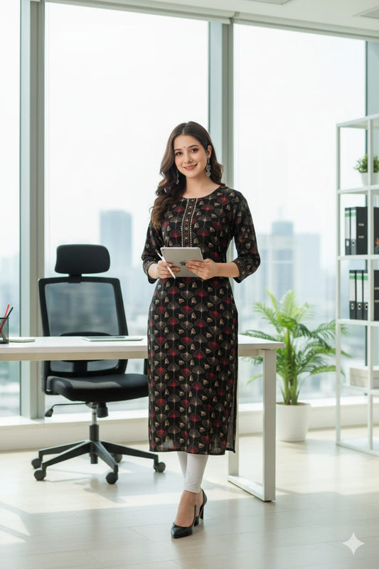 Black Kurti || Kurti For Woman's || Kurti