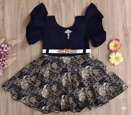Black Frock Dress For Baby Girl's