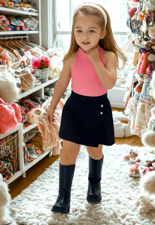 RASLLP Baby Girl Clothes Summer 2 Piece Baby Girl Sets Shorts and Sleeveless Top Clothing Set for Girls