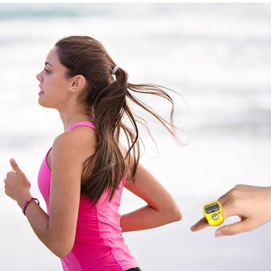 A Mini Hand Tally Counter Finger Ring Digital Electronic Head Count , Japa Machine Digital Tally Counter (Pack Of 2)