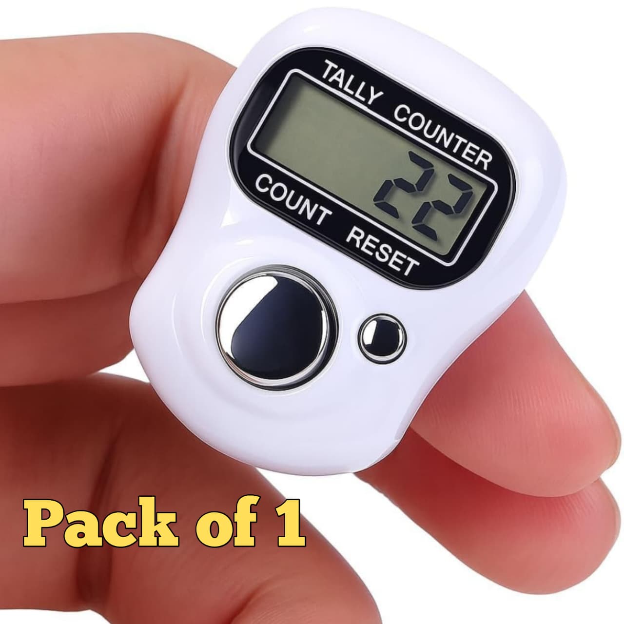 A Mini Hand Tally Counter Finger Ring Digital Electronic Head Count , Japa Machine Digital Tally Counter (Pack Of 1)